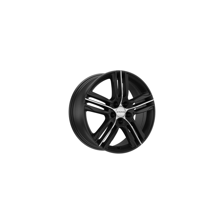 Ronal R57 7.5x17 ET45 57R7755.05X/332 Matt Black Front Diamond Cut Wheel