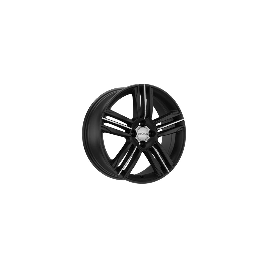 Ronal R57 7.5x18 ET44 57R8754.23X/332 Matt Black Front Diamond Cut Wheel