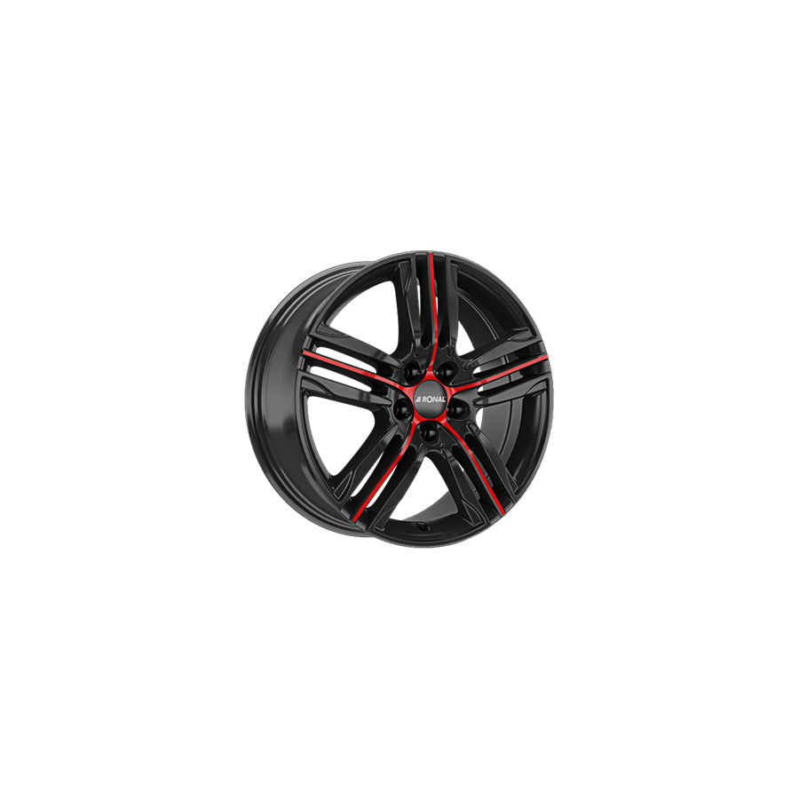 Ronal R57 MCR 7.5x19 ET50 57R9755.18X/MCR Jetblack-Red Spoke Wheel