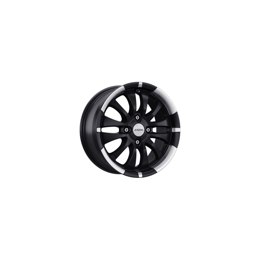 Ronal R59 6x15 ET45 59R5604.33X/021 Jetblack-Matt-Rim Lip Diamond Cut Wheel