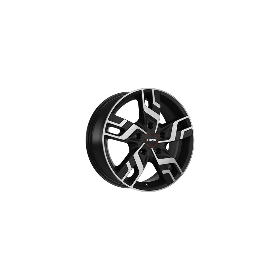 Ronal R64 6.5x16 ET66 64R6655.155/022 Jetblack-Matt-Diamond Cut Wheel