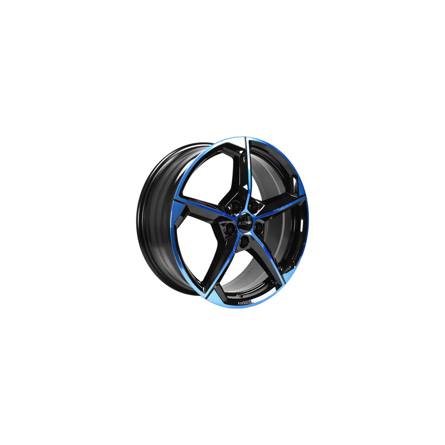 Ronal R66 8.5x20 ET35 66R0855.17X/9712 Jetblack-Blue Tinted Wheel