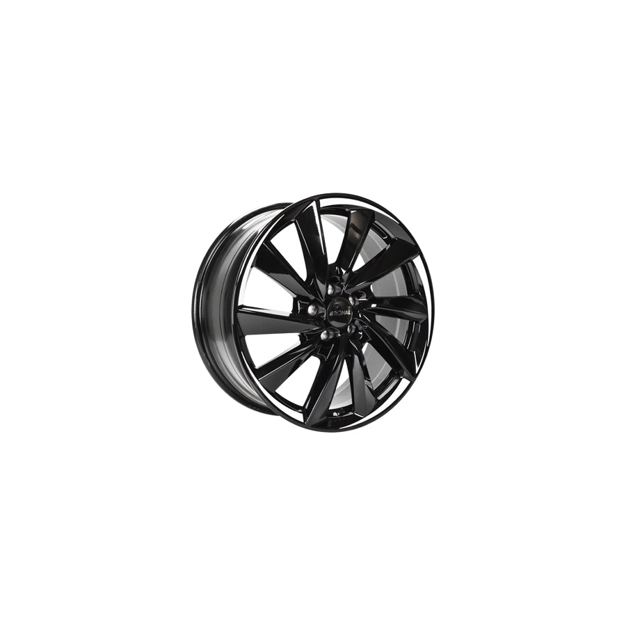 Ronal R70 7.5x18 ET30 70R8755.073/8290 Jetblack-White Tail Wheel