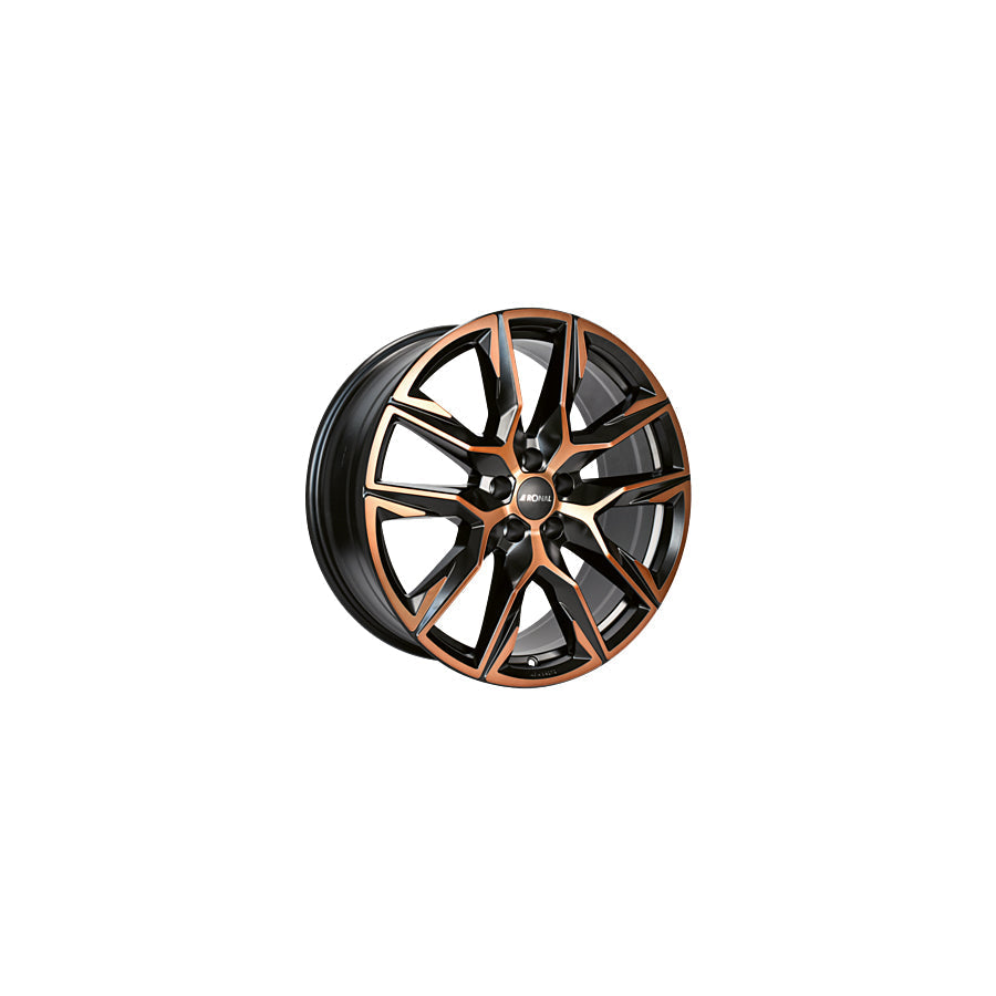 Ronal R71 8.5x20 ET20 71R0855.073/9212 Jetblack-Copper matt Wheel