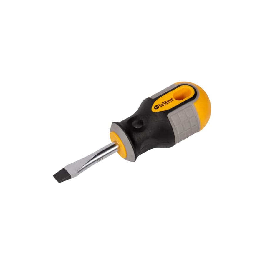 Roughneck ROU22151 Stubby Screwdriver Flared Tip 6.0 x 38mm