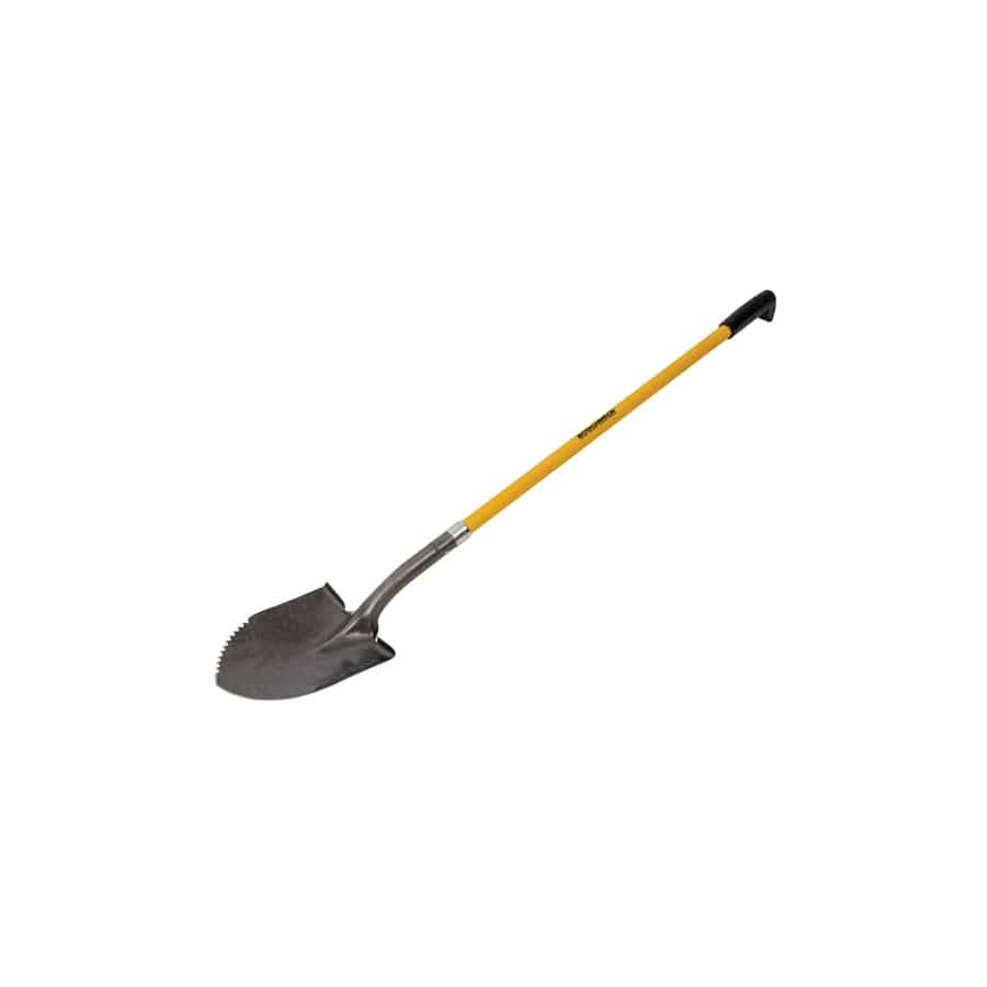 Roughneck ROU68044 Sharp Edge Round Shovel, Long Handle