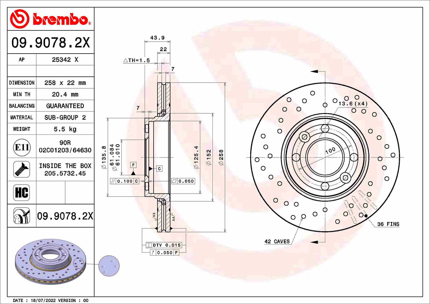BBP 41320BBP Disc Brake Caliper Repair Kit