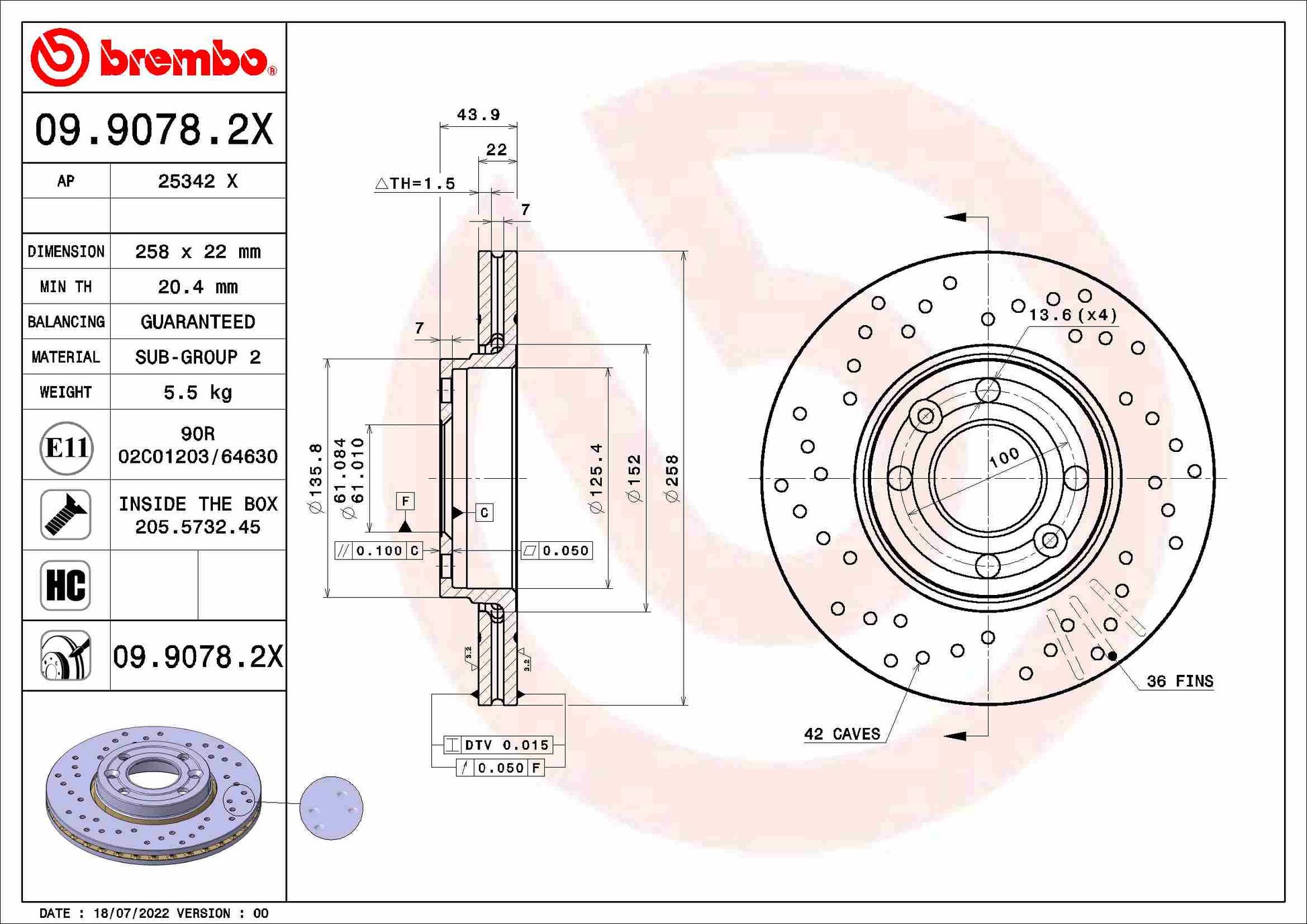 BBP 41320BBP Disc Brake Caliper Repair Kit