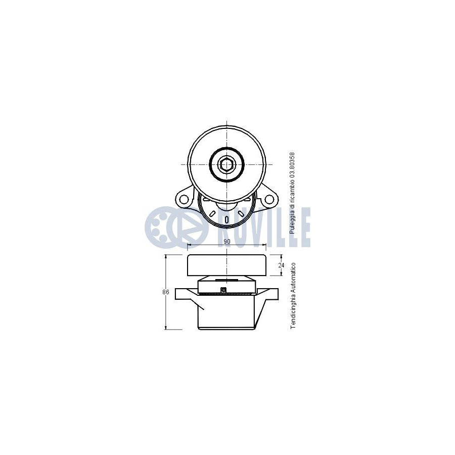 Ruville 55097 Alternator Freewheel Clutch