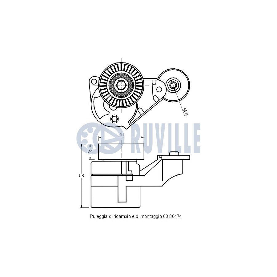 Ruville 55628 Alternator Freewheel Clutch