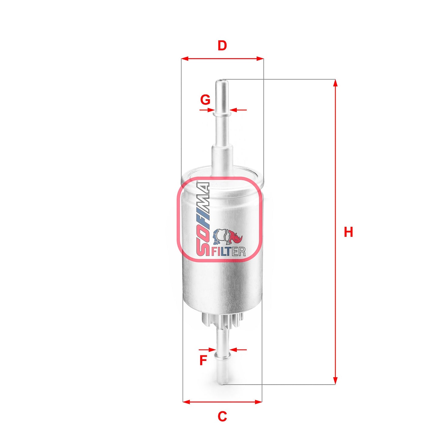SOFIMA S1844B Fuel Filter