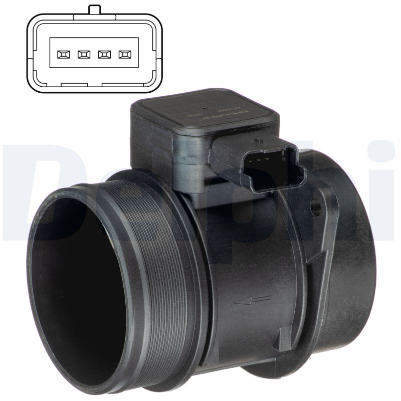 DELPHI AF1050012B1 Mass Air Flow Sensor