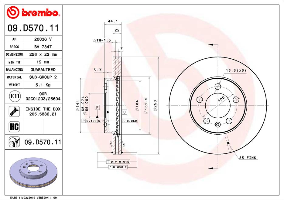 DELPHI LH6622 Brake Hose