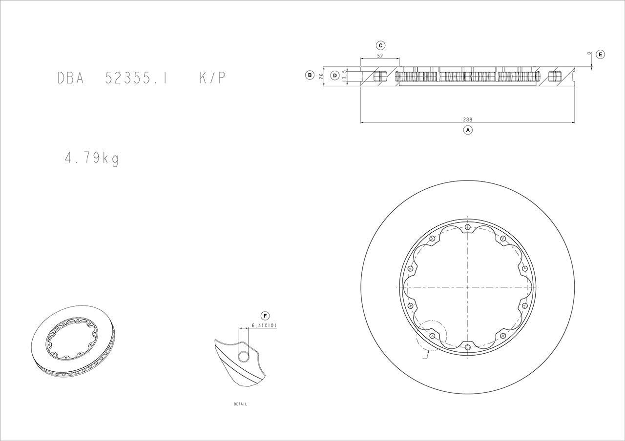 WABCO 4253300002 Brake Master Cylinder Repair Kit