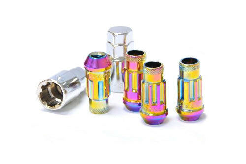 MUTEKI 32902N LUG NUTS KIT SR48 LOCK SET 12X1.50 48MM NEON