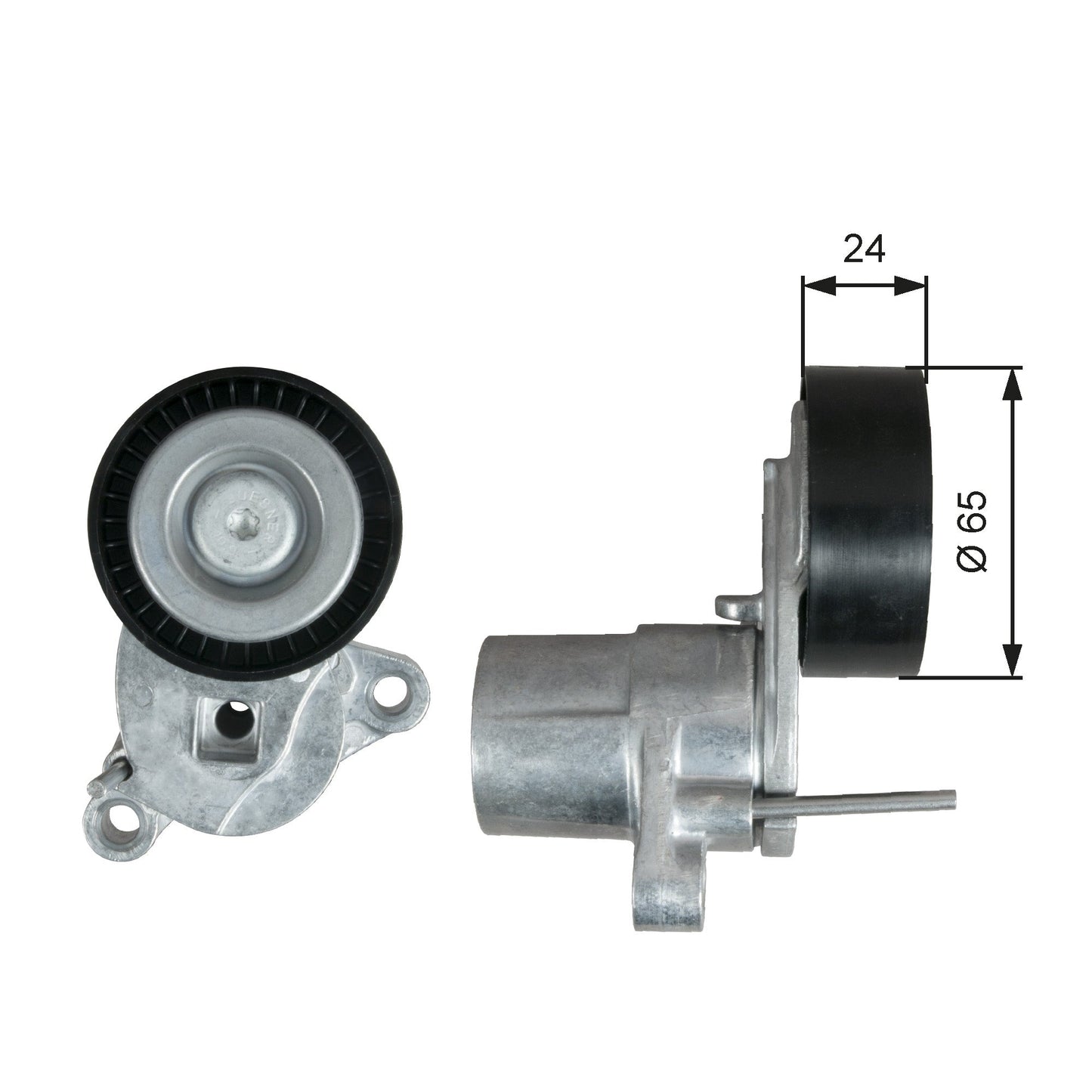 GATES GATT39295 V-Ribbed Belt Tensioner Pulley