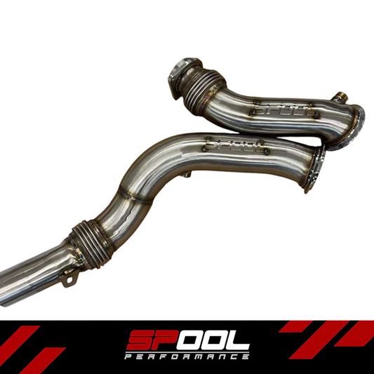 Spool Performance S55 Stainless Steel Race Downpipe FITS BMW M3/M4/M2 Competition