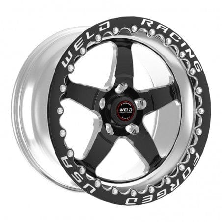 Weld 71HP7110W62G S71 Beadlock Wheel 17x11 5x115 ET5 BS6.2 Polished Center - Polished Shell