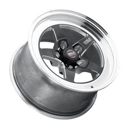 Weld 71MB-510A65A S71 Wheel 15x10 5x4.5 ET25 BS6.5 Black Center - Polished Shell