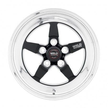 Weld 71MB8100B77A S71 Wheel 18x10 5x4.75 ET56 BS7.7 Black Center - Polished Shell