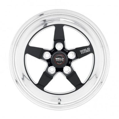 Weld 71MB8100B77A S71 Wheel 18x10 5x4.75 ET56 BS7.7 Black Center - Polished Shell
