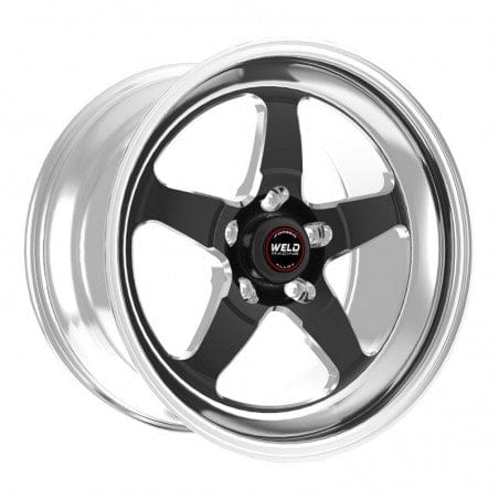 Weld 71HB8100A71A S71 Wheel 18x10 5x4.5 ET41 BS7.1 Black Center - Polished Shell