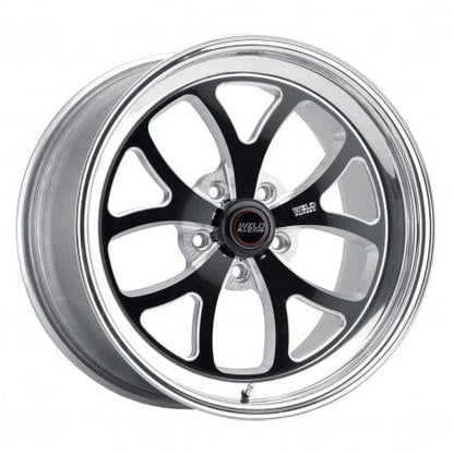 Weld 76HB8095A66A S76 Wheel 18x9.5 5x4.5 ET34 BS6.6 Black Center - Polished Shell