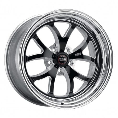 Weld 76MB8070B52A S76 Wheel 18x7 5x4.75 ET30 BS5.2 Black Center - Polished Shell
