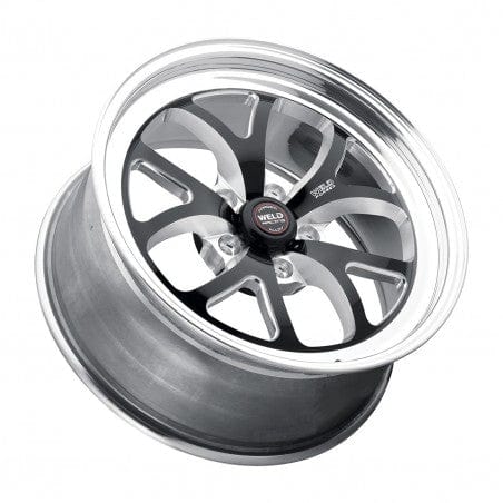 Weld 76LB7100A80A S76 Wheel 17x10 5x4.5 ET64 BS8 Black Center - Polished Shell