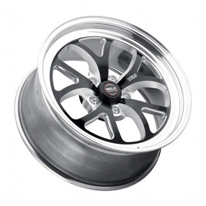 Weld 76LB7100A80A S76 Wheel 17x10 5x4.5 ET64 BS8 Black Center - Polished Shell