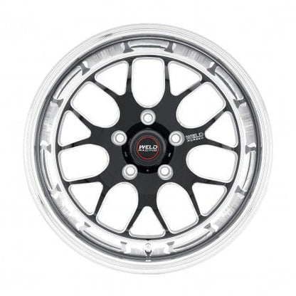 Weld 77MB-508A55A S77 Wheel 15x8 5x4.5 ET25 BS5.5 Black Center - Polished Shell