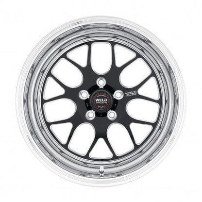 Weld 77LB7070A45A S77 Wheel 17x7 5x4.5 ET13 BS4.5 Black Center - Polished Shell