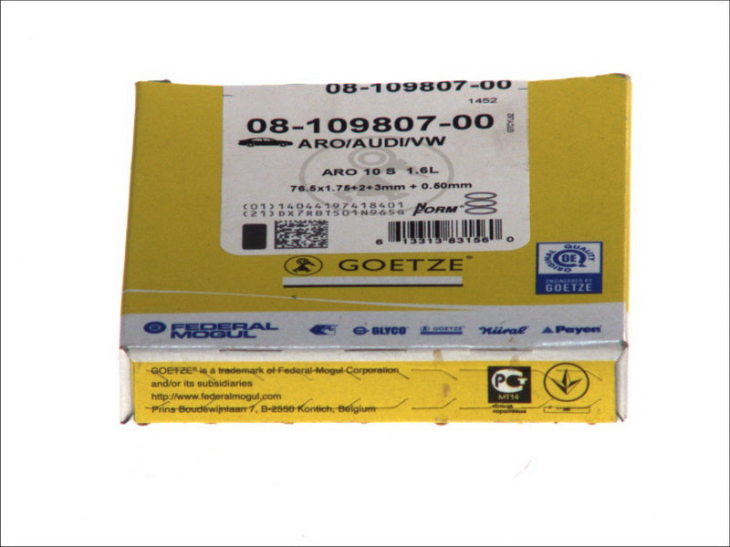 GOETZE 08-109807-00 Piston Ring Kit