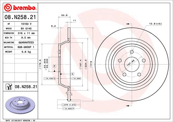 AUGER AUG70359 Disc Brake Caliper Repair Kit