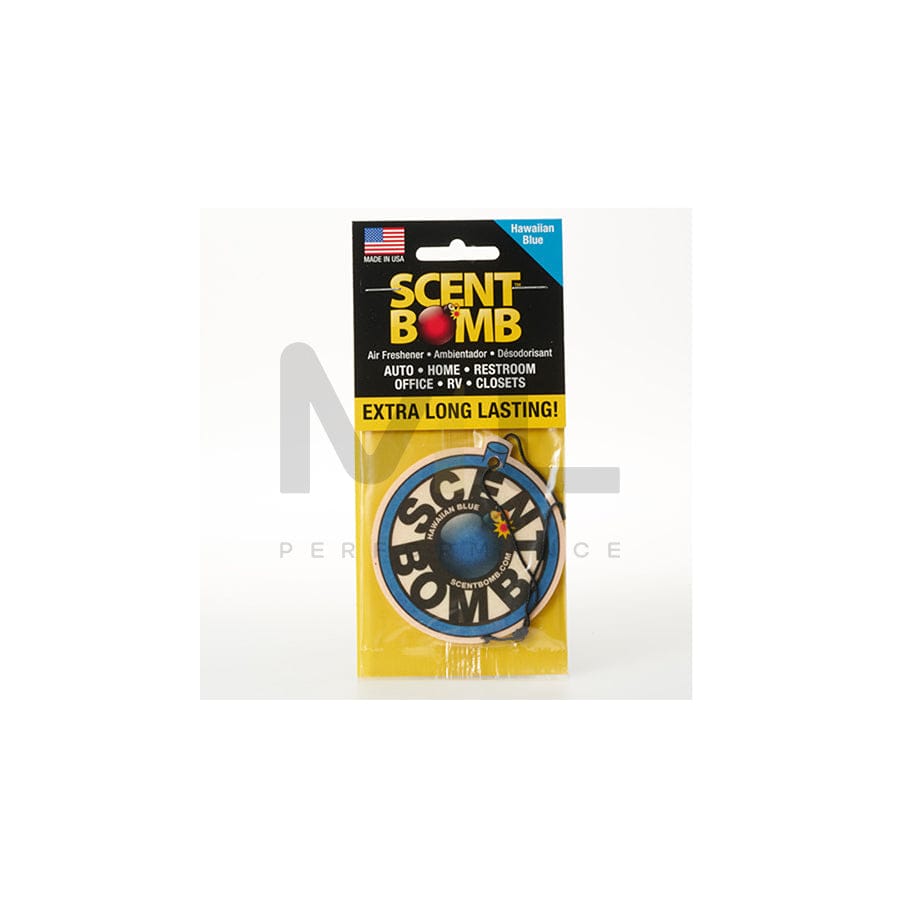 Scent Bomb Car Air Freshener - Hawaiian Blue
