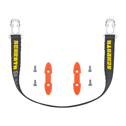 SCHROTH 00030-19 SLIDING TETHERS HANS (LENGTH: 19") WITH SCHROTH LOGO