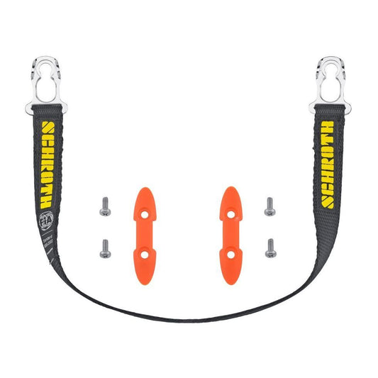 SCHROTH 00030-19 SLIDING TETHERS HANS (LENGTH: 19") WITH SCHROTH LOGO