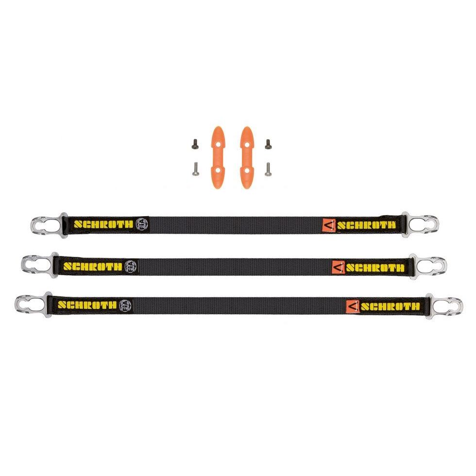 SCHROTH 00030-19 SLIDING TETHERS HANS (LENGTH: 19") WITH SCHROTH LOGO