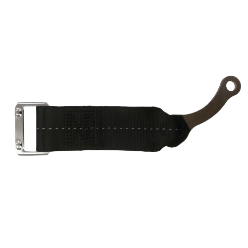 SCHROTH 00160 REPLACEMENT END STRAP FOR RALLYE 3 ASM, BLACK FOR FORD FIESTA