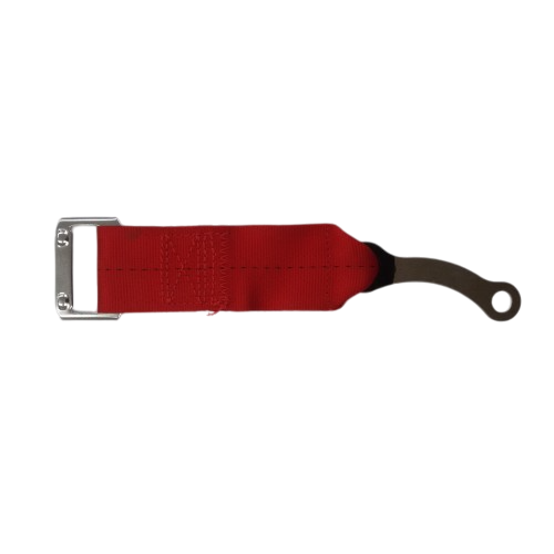 SCHROTH 00162 REPLACEMENT END STRAP FOR RALLYE 3 ASM, RED FOR FORD FIESTA