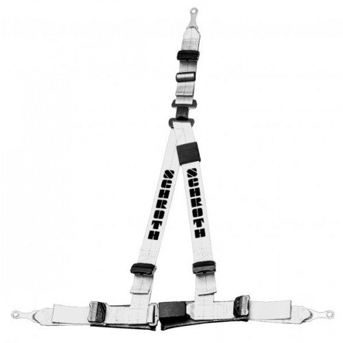SCHROTH 10019E SEAT BELT RALLYE 3 3-POINT 50 MM (2") LEFT, ASM, ECE, SILVER