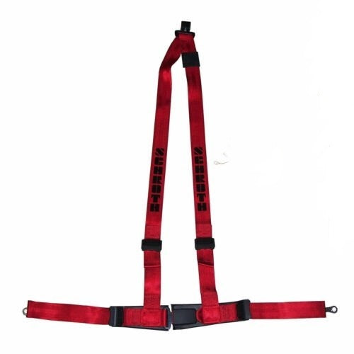 SCHROTH 11512 SEAT BELT ASM-AUTOCONTROL 2 3-POINT 50 MM (2") RIGHT, ECE, RED