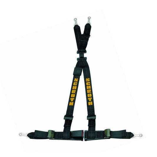 SCHROTH 16090E SEAT BELT RALLYE 4 4-POINT 50 MM (2") LEFT, ASM, ECE, BLACK