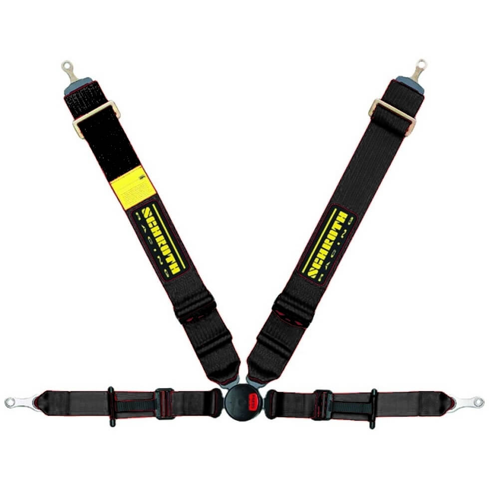 SCHROTH 25070 SEAT BELT PROFI 2-FE 4-POINT RIGHT ASM BLACK