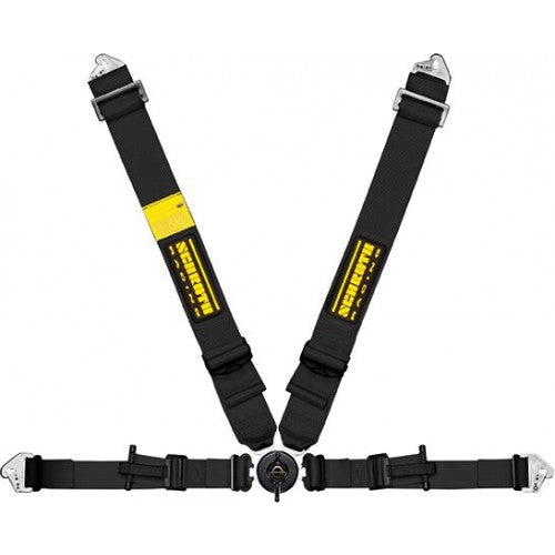 SCHROTH 20001 SEAT BELT PROFI 2 4-POINT RIGHT (ASM WITH FLEXIBLE), BLACK