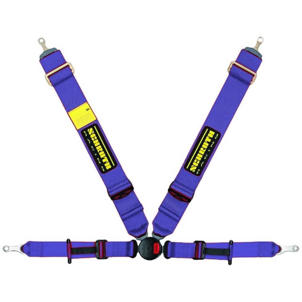 SCHROTH 20170 SEAT BELT PROFI 2-FE 4-POINT LEFT, ASM, ECE, BLUE