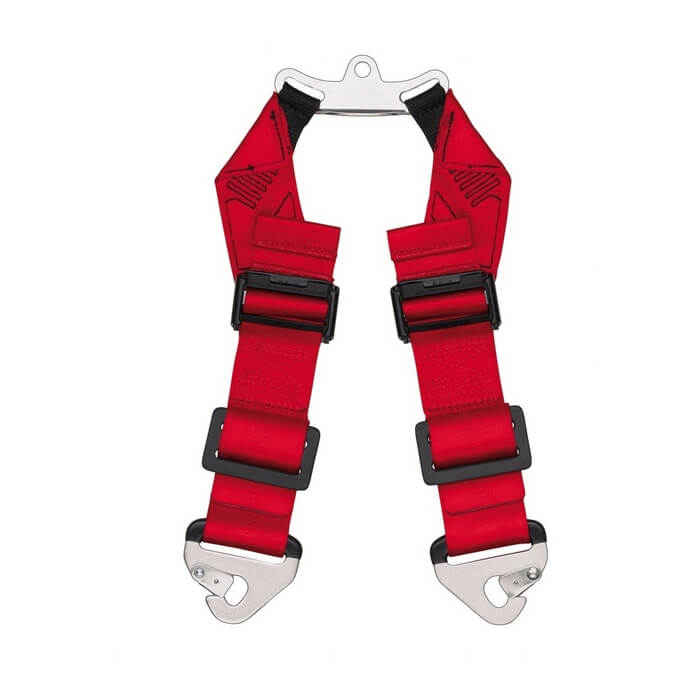 SCHROTH 49214 (49202) T-BAR CRUTCH STRAP ANTI-SUB STRAP 2, RED