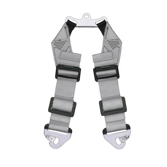 SCHROTH 49914 (49902) T-BAR CRUTCH STRAP ANTI-SUB STRAP 2, FIA, SILVER