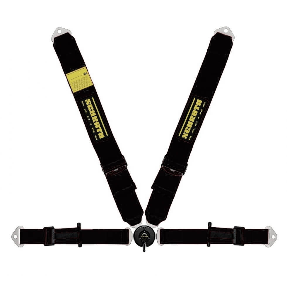 SCHROTH 91185-0 SEAT BELT CATERHAM 2 4-POINT RIGHT, ASM, BLACK