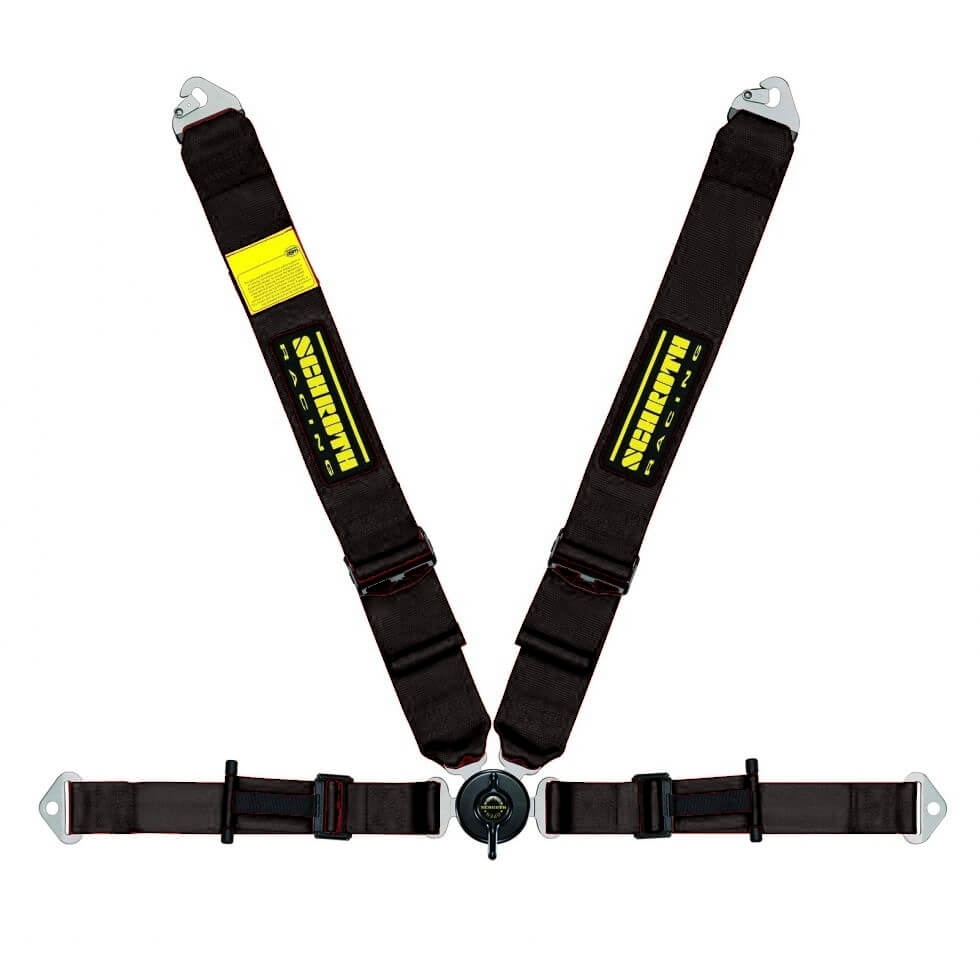 SCHROTH 91186-0 SEAT BELT WESTFIELD 2 4-POINT LEFT, ASM, BLACK